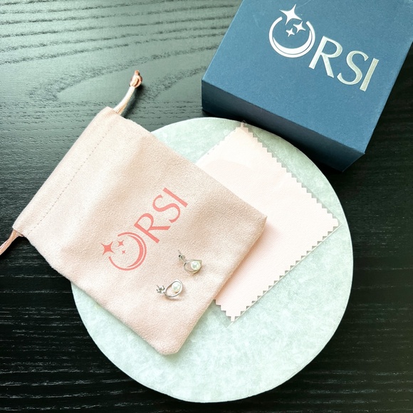 New ORSI Silver Isla Earrings - Picture 3 of 8